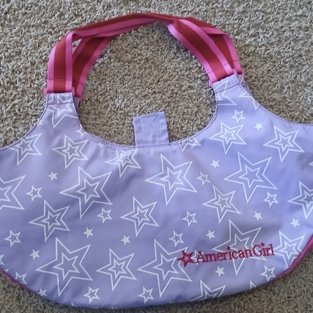 American Girl Purple Star Bag